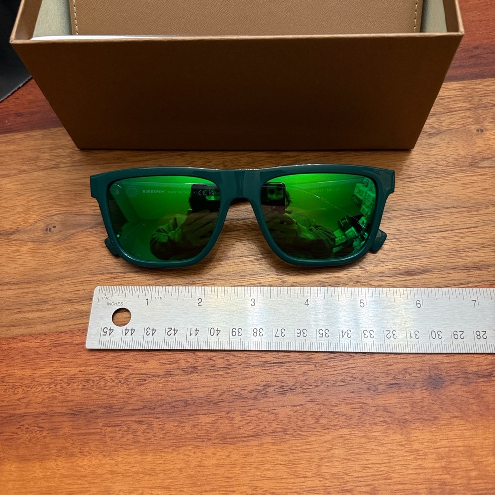 Burberry Emerald Green Sunglasses - New Condition